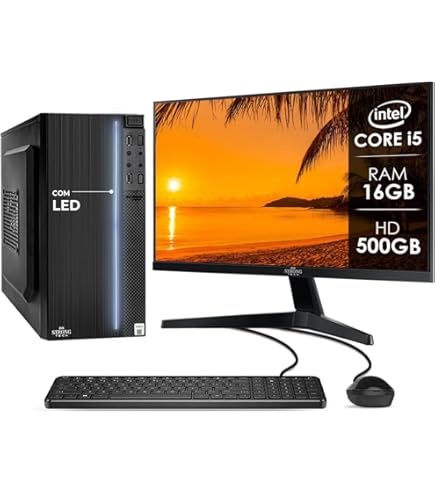 Computador Completo Intel Core i3 4GB DDR3 HD 500GB Monitor